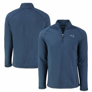 NEW ENGLAND PATRIOTS Cutter & Buck Peshastin Fleece 1/2 Zip Pullover X-Large NWT